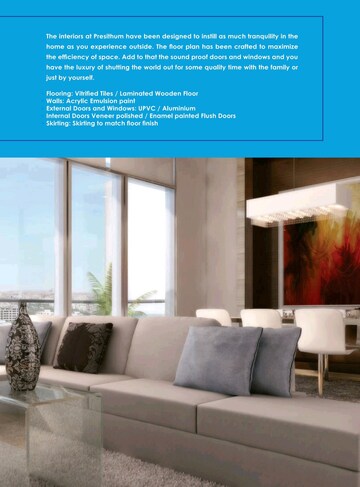 Bedroom in 3 BHK Apartment at Presidency Heights, Sector 25 Yamuna Expressway – for Sale