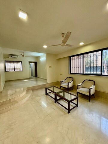 Living Room in 3 BHK Apartment at Menghputra Apartment, Juhu – for Rent