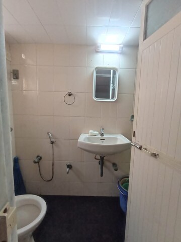 Bathroom in 2 BHK Apartment at Sea Pebbles Apartment, Bandra West – for Rent