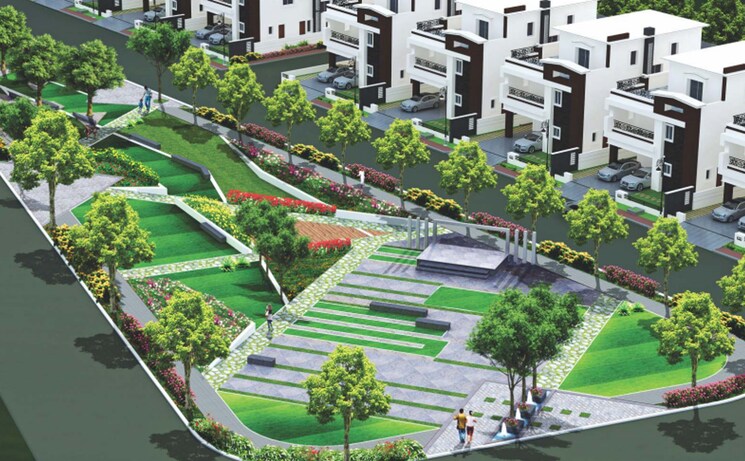 Garden, mayfair-villas-tellapur 4 Bedroom 310 Sq.Yd. Villa In Tellapur Hyderabad 7881230