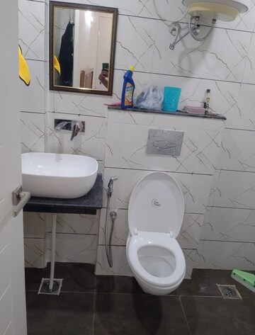 Bathroom in 3 BHK Apartment at Maxxus Elanza, International Airport Road – for Rent