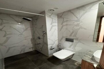 Bathroom in 4 BHK Apartment at Lodha World View, Worli – for Rent