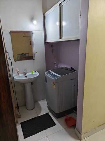 Bathroom in 1 RK Apartment at Siddhivinayak Ginger, Pimple Saudagar – for Rent