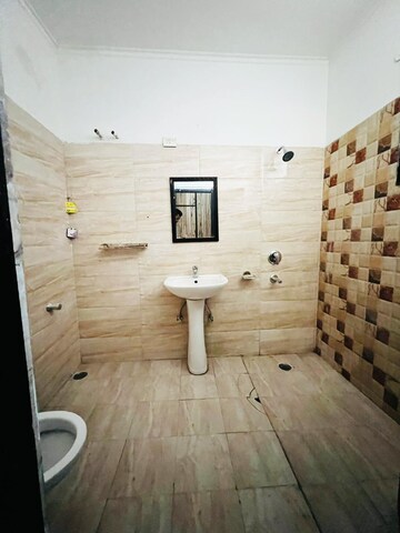 Bathroom in 3 BHK Apartment at Chandigarh Hollywood Heights 1, Lohgarh – for Rent