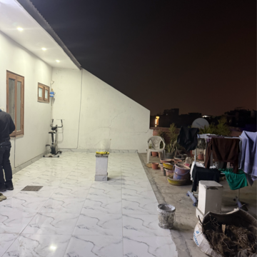 Terrace in 2 BHK Builder Floor at Kalkaji – for Rent