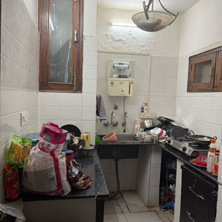 Kitchen, kalkaji 2 Bedroom 1200 Sq.Ft. Builder Floor In Kalkaji Delhi 7882239