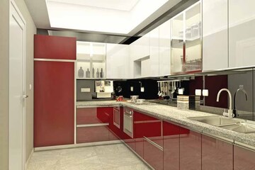 Kitchen in 3 BHK Apartment at M3M Merlin, Sector 67 – for Sale