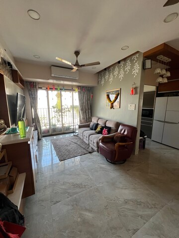 Living Room in 2 BHK Apartment at Omkar Om Residency, Parel – for Sale