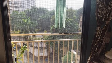 Balcony in 1 BHK Apartment at Vijay Nagari Annex, Waghbil – for Rent