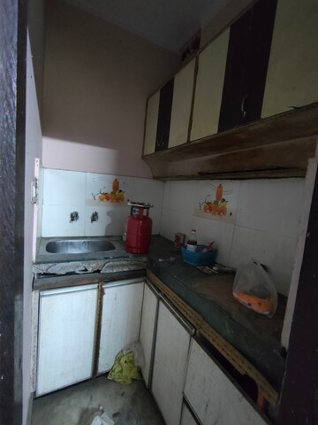 Kitchen in 1 RK Builder Floor at Uttam Nagar – for Rent