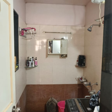 Bathroom in 1 BHK Apartment at Om Yashodham, Ravet – for Rent