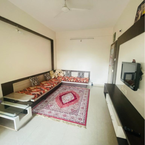 Living Room in 1 BHK Apartment at Om Yashodham, Ravet – for Rent