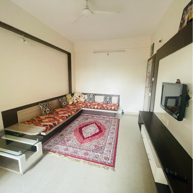 Living Room, om-yashodham 1 Bedroom 520 Sq.Ft. Apartment In Ravet Pune 7882339