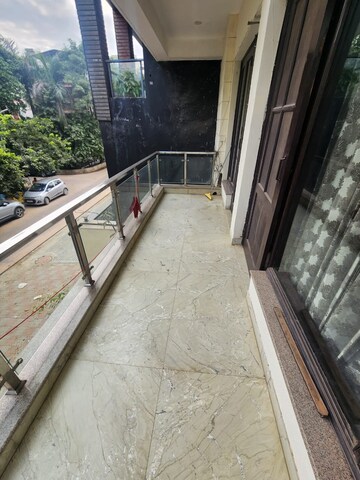 Balcony in 3 BHK Apartment at Ansal Sushant Residency, Sushant Lok Iii – for Rent