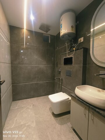 Bathroom in 3 BHK Builder Floor at Chattarpur – for Sale