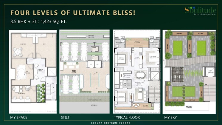 Master Plan, m3m-soulitude 3.5 Bedroom 1423 Sq.Ft. Builder Floor In Sector 89 Gurgaon 7882640