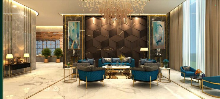 Living Room, m3m-soulitude 3.5 Bedroom 1423 Sq.Ft. Builder Floor In Sector 89 Gurgaon 7882640