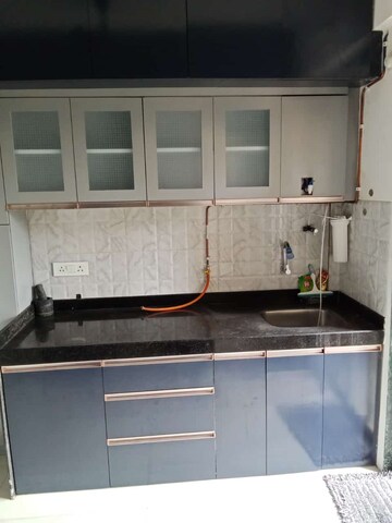 Kitchen in 2 BHK Apartment at Triveni Vasant Vihar CHS, Vasant Vihar – for Rent