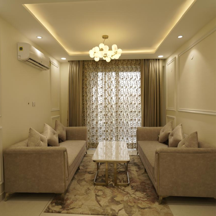 Living Room, the-suman-marvelous 3 Bedroom 1745 Sq.Ft. Apartment In Vip Road Zirakpur 7882718