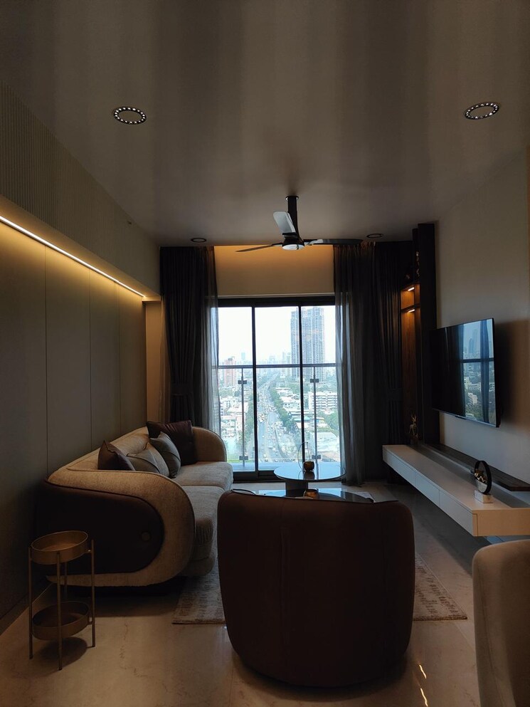 Living Room, dharti-chs 3 Bedroom 1080 Sq.Ft. Apartment In Parel Mumbai 7882701