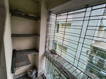 Balcony in 3 BHK Apartment at Bengal Peerless Anupama, Vip Road – for Rent