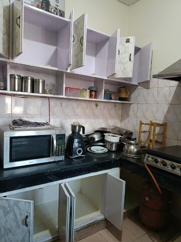 Kitchen in 2 BHK Builder Floor at SS Southend Floors, South City 2 – for Rent