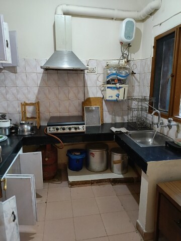 Kitchen in 2 BHK Builder Floor at SS Southend Floors, South City 2 – for Rent