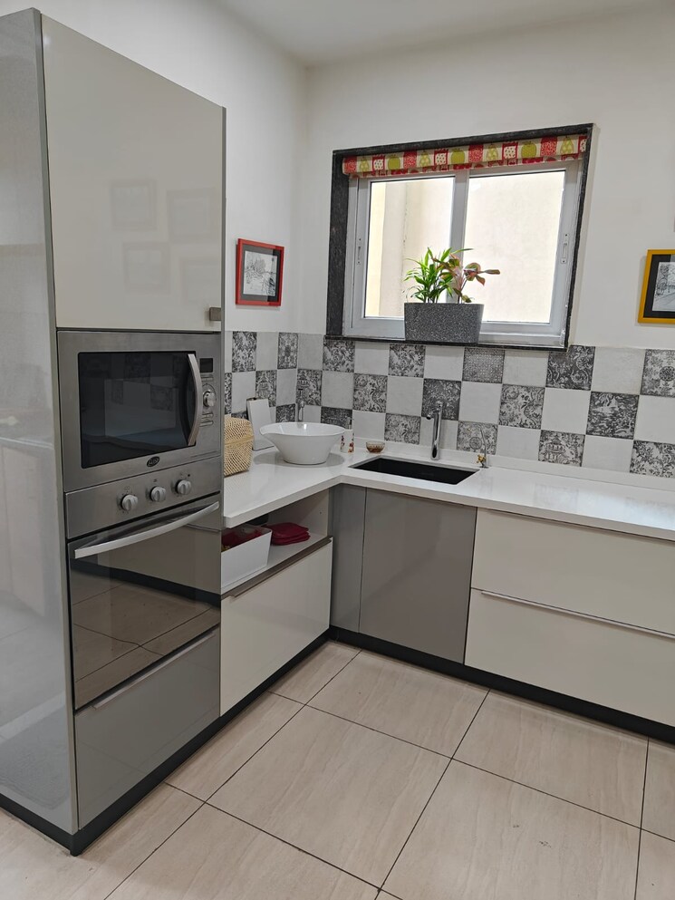Kitchen, my-home-abhra 3 Bedroom 2595 Sq.Ft. Apartment In Madhapur Hyderabad 7883039