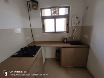 Kitchen in 1 RK Apartment at Hiranandani Solitaire Studio Apartment, Ghodbunder Road – for Rent