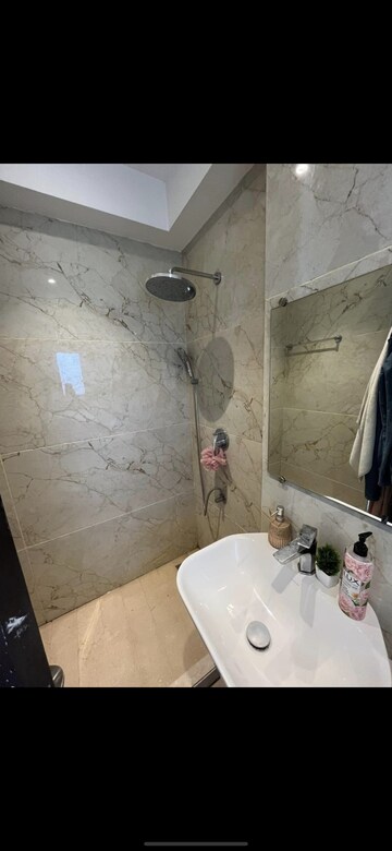 Bathroom in 1 BHK Apartment at DGS Sheetal Airwings, Santacruz East – for Rent