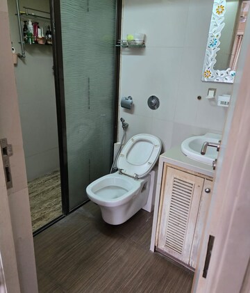 Bathroom in 3 BHK Apartment at Butterfly CHS, Dadar West – for Sale