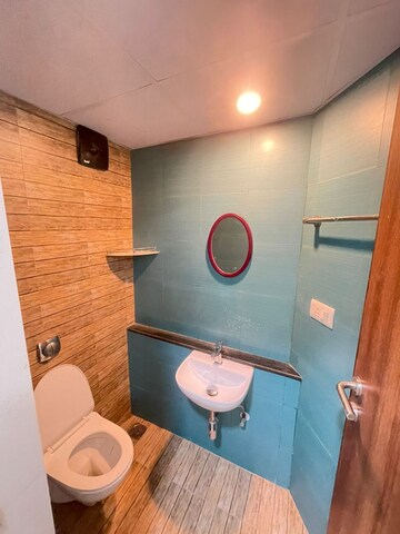 Bathroom in 1 BHK Apartment at Lodha Crown Quality Homes, Majiwada – for Rent