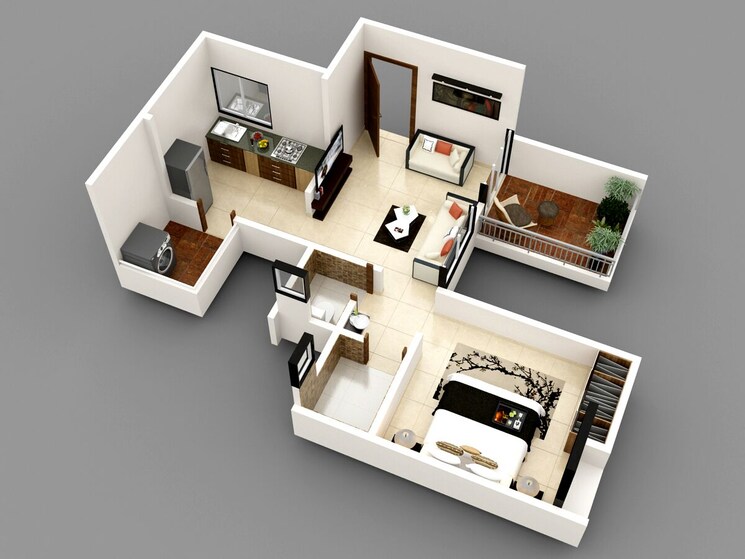Floor Plan, majestique-nest-building-a 2 Bedroom 715 Sq.Ft. Apartment In Fursungi Pune 7883502