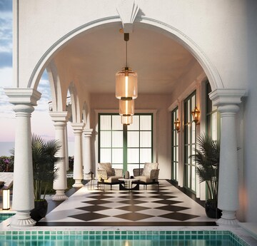 Swimming Pool in 4 BHK Villa at Alto Chicalim – for Sale