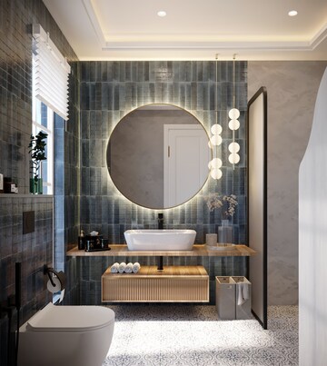 Bathroom in 4 BHK Villa at Alto Chicalim – for Sale