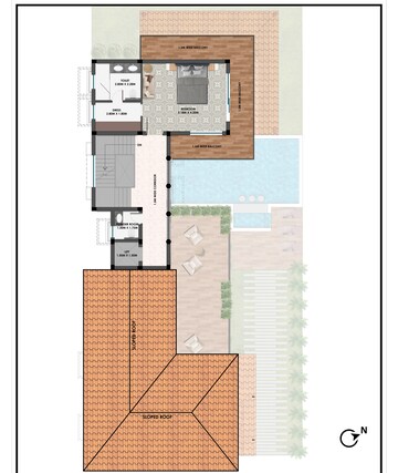Floor Plan in 4 BHK Villa at Alto Chicalim – for Sale