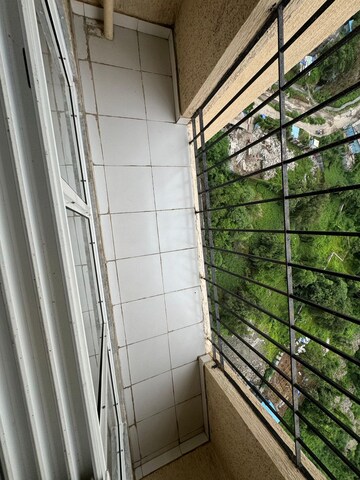 Balcony in 2 BHK Apartment at Dosti West County, Balkum Pada – for Rent