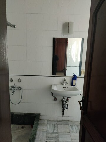 Bathroom in 2 BHK Builder Floor at Greater Kailash ii – for Rent