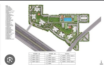 Master Bedroom in 4 BHK Apartment at Godrej Meridien, Sector 106 – for Sale