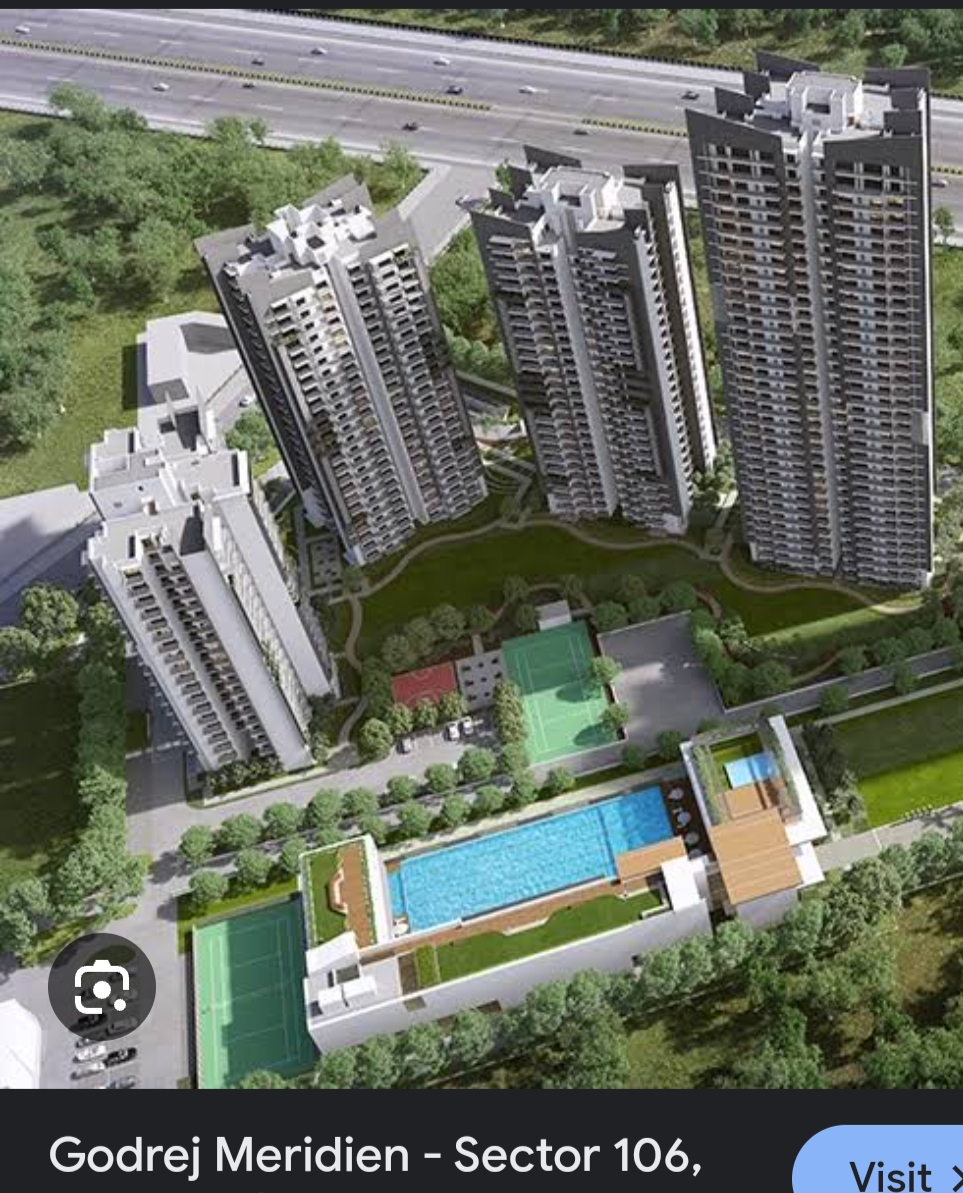 4 BHK + Servant Room 2720 Sq.Ft. Apartment in Godrej Meridien