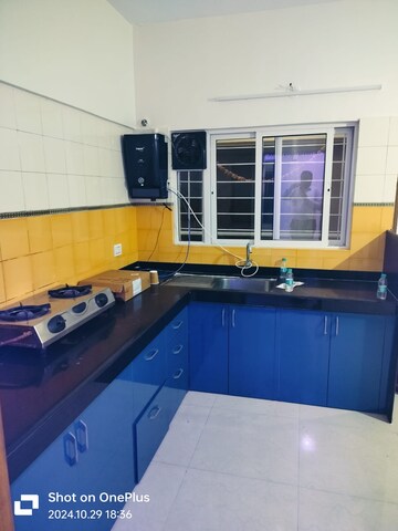 Kitchen in 3 BHK Apartment at Kumar Sophronia, Kalyani Nagar – for Rent