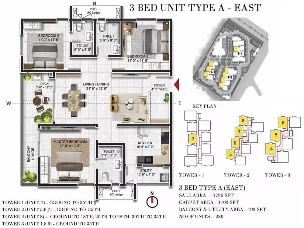 3 BHK Apartment For Resale in Prestige Beverly Hills Kokapet Hyderabad  7884233