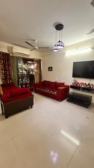 Living Room in 2 BHK Apartment at Tharwani Rosewood Heights, Kharghar Sector 10 – for Rent