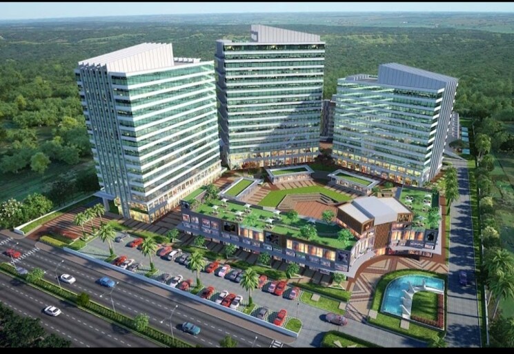 Exterior View, urbainia-trikaya-golf-ville Commercial Office Space 300 Sq.Ft. In Tech Zone 4 Greater Noida Greater Noida 7884487