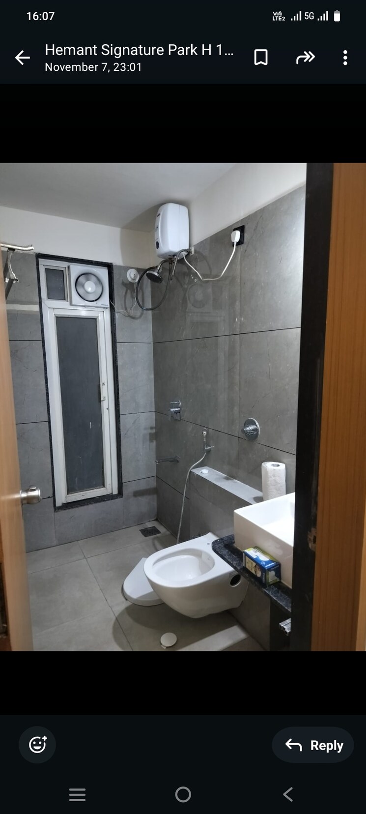Bathroom, shree-signature-park 2 Bedroom 1080 Sq.Ft. Apartment In Wakad Pune 7884635