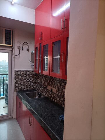 Kitchen in 3 BHK Apartment at Jaipurias Sunrise Greens, Ahinsa Khand 1 – for Rent