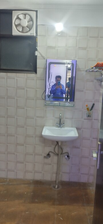 Bathroom in 3 BHK Builder Floor at Chattarpur – for Sale