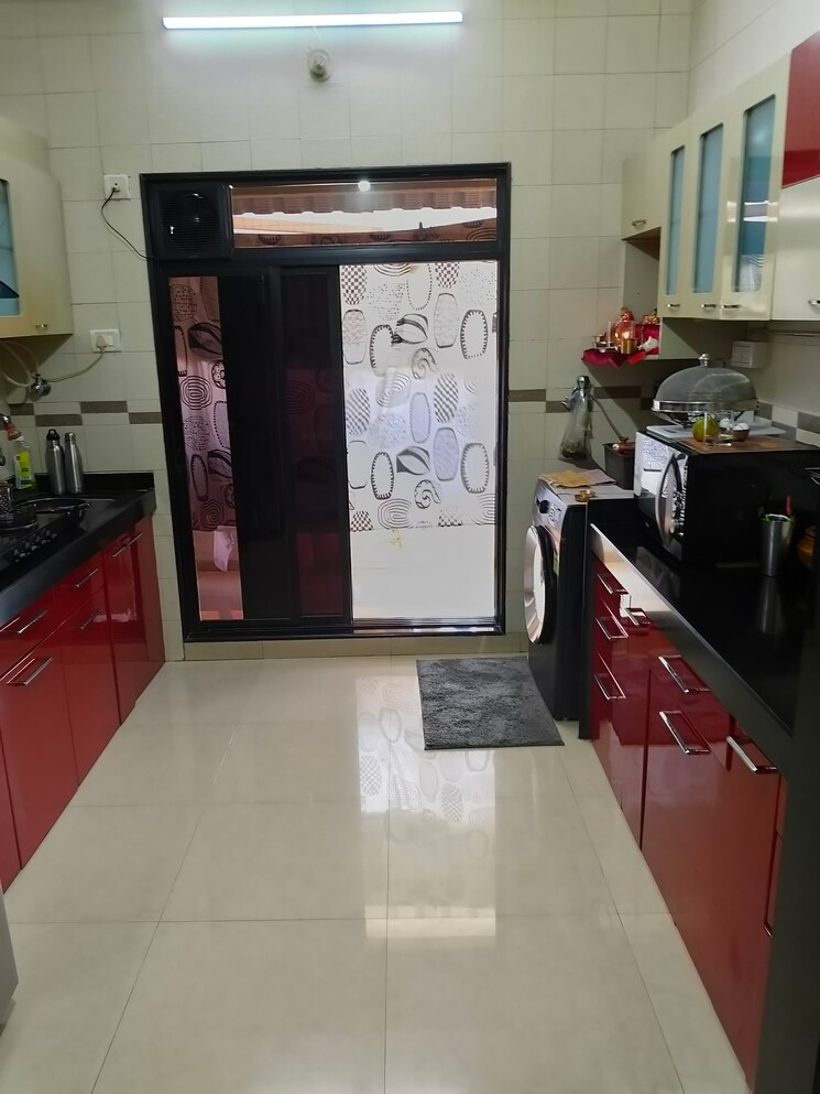 Kitchen, yashvasin-chs-ltd 3 Bedroom 1500 Sq.Ft. Apartment In Kharghar Navi Mumbai 7885114