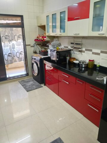 Kitchen in 3 BHK Apartment at Yashvasin CHS Ltd, Kharghar – for Sale