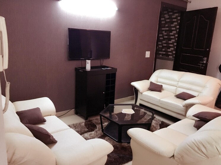 Living Room, amrapali-platinum 3 Bedroom 1775 Sq.Ft. Apartment In Sector 119 Noida 7885539